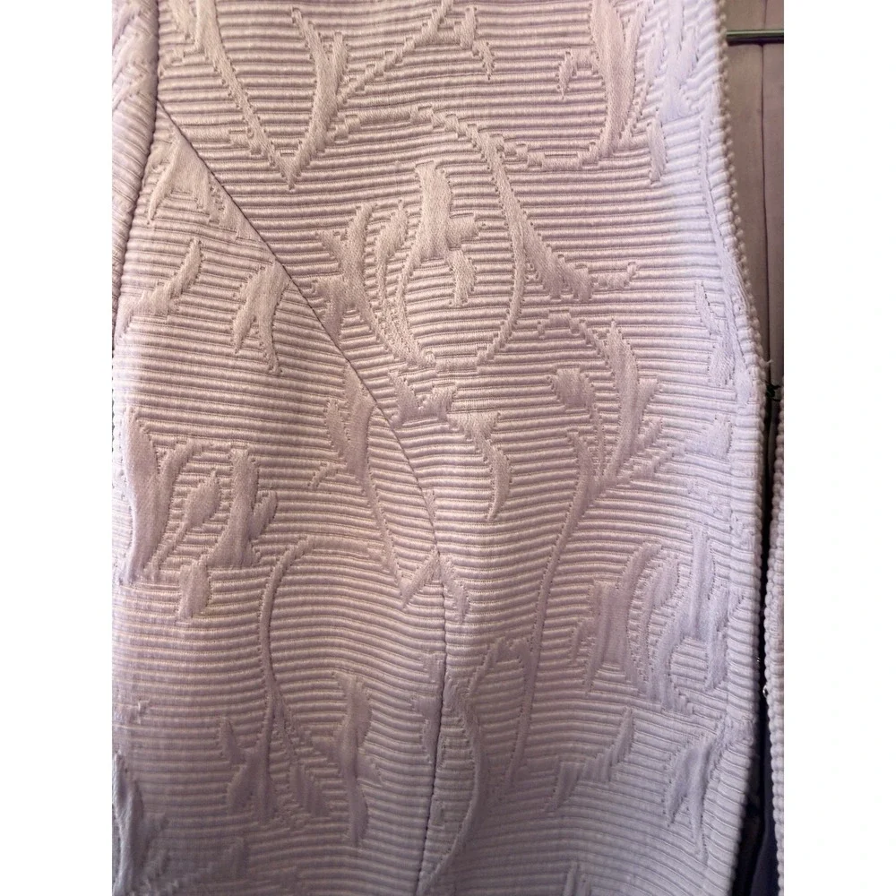 VTG Russell Kemp NY Floral Jacquard Jacket & Skirt Set Lilac Glam Office Sz 6